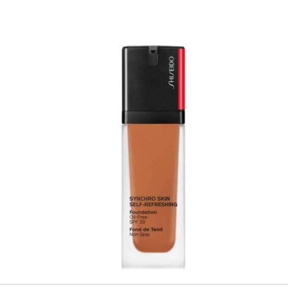Shiseido Synchro Skin Self-Refreshing Foundation SPF 30 Oil Free 460 Topaz - Picture 1 of 9
